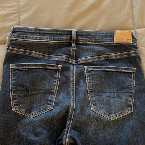 American Eagle Outfitters next level stretch hi-rise jeggings size 10 long EUC - Picture 7 of 9